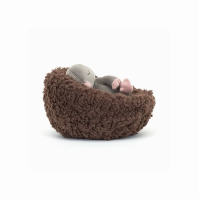 Jellycat Hibernating Mole Australia | 063792ELG